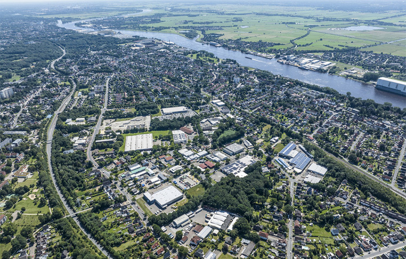 Gewerbegebiet Blumenthal Luftbild