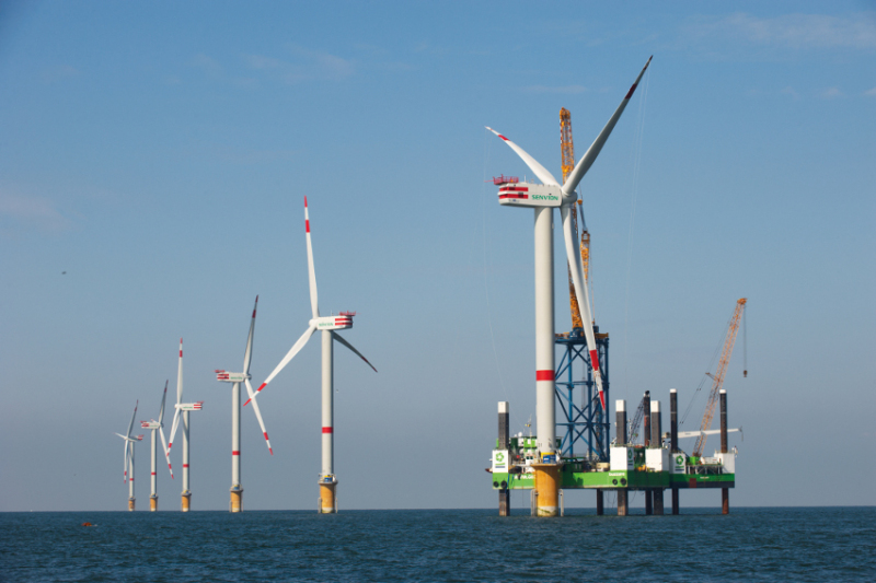 Der Windpark Alpha Ventus von Senvion