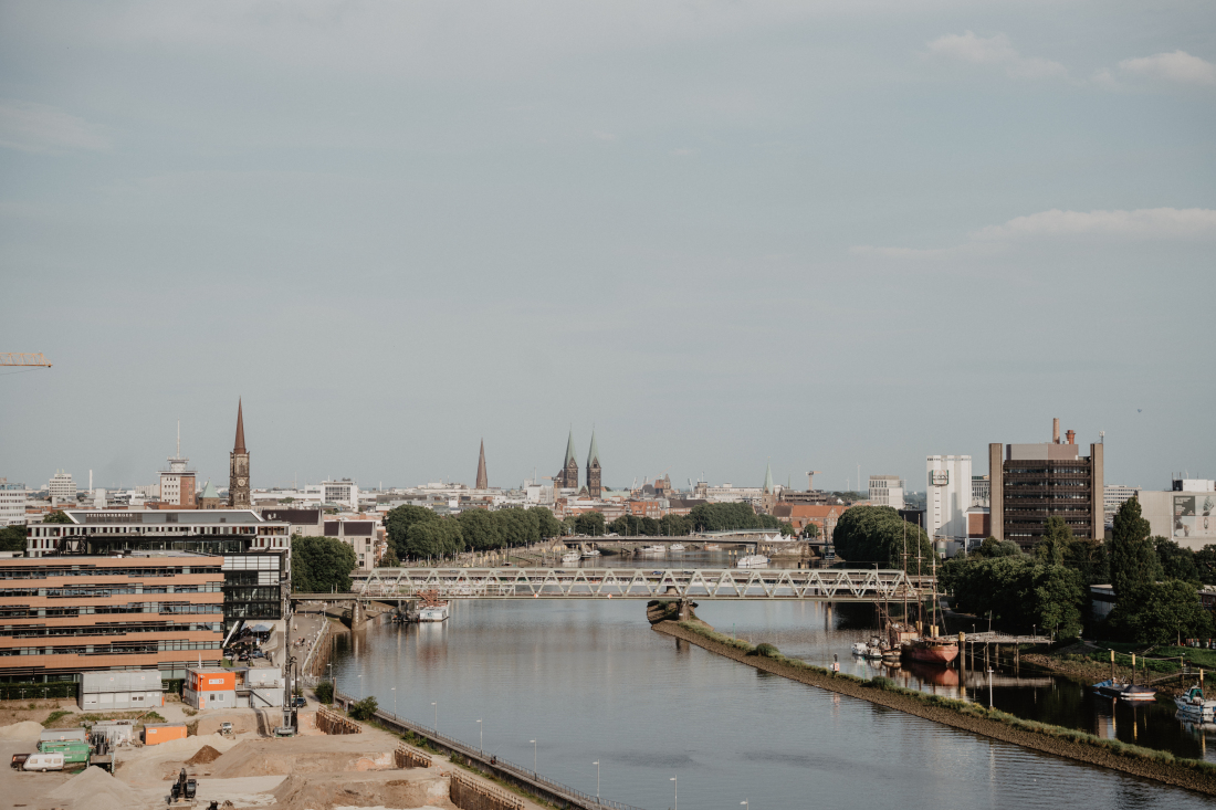 Skyline über Bremen