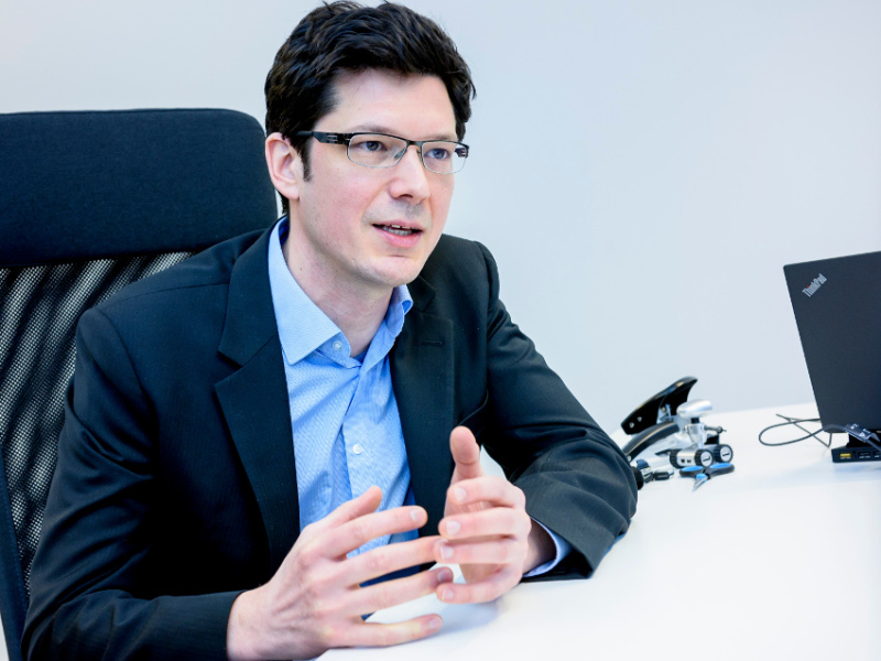Jakob Schwendner is managing director of Kraken Robotik 