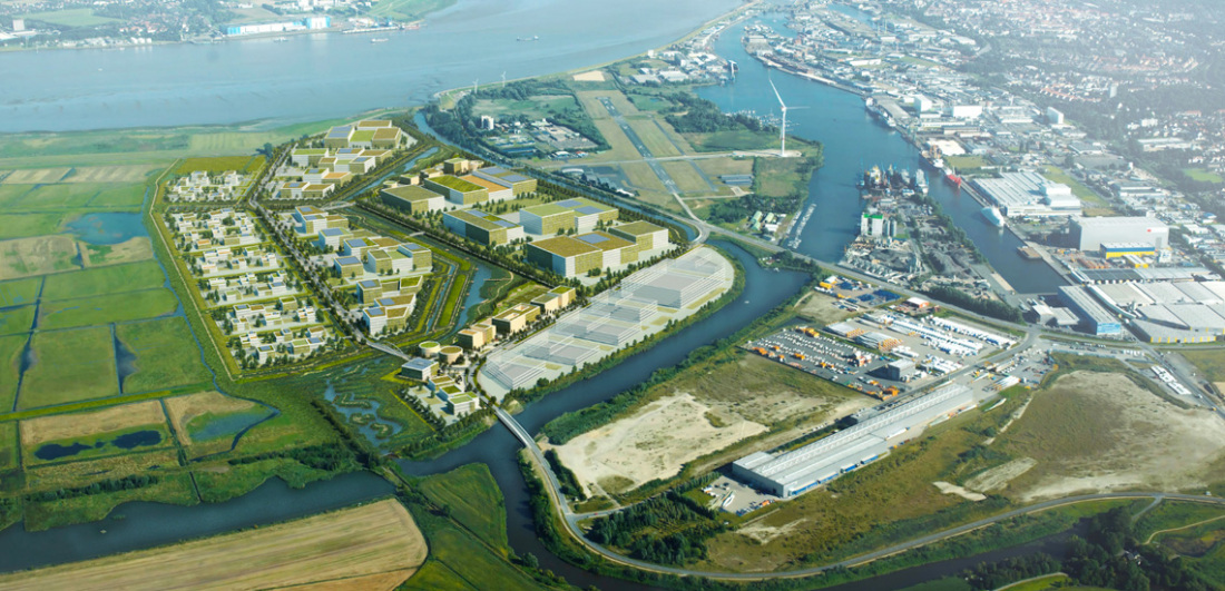 LUNE DELTA green industrial estate in Bremerhaven