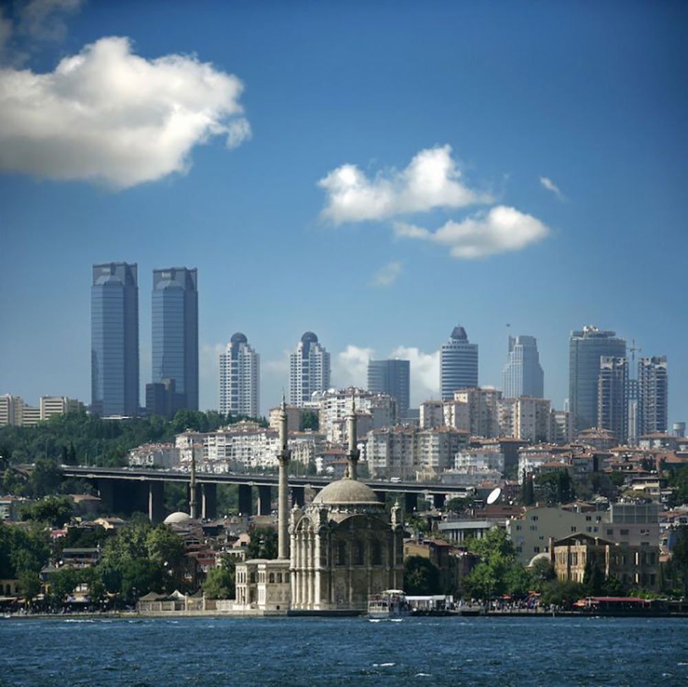 Die Skyline von Istanbul