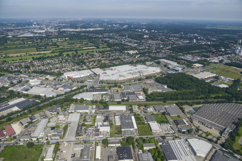 Gewerbegebiet Weserpark Bremen (Luftbild)